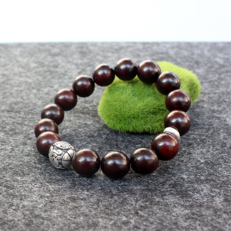 Buddhist Handcrafted Nature Sandalwood Illness Protection Bracelet