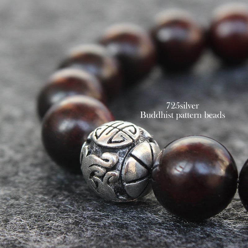 Buddhist Handcrafted Nature Sandalwood Illness Protection Bracelet