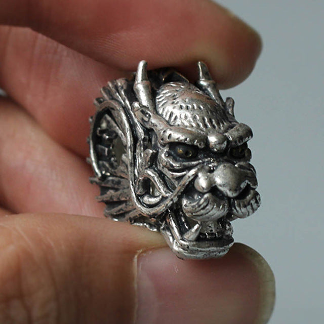 Dragon Power Pendant (White Copper)
