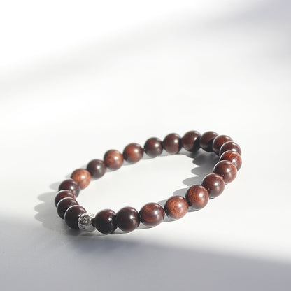 Buddhist Handcrafted Nature Sandalwood Mala Prayer Bracelet