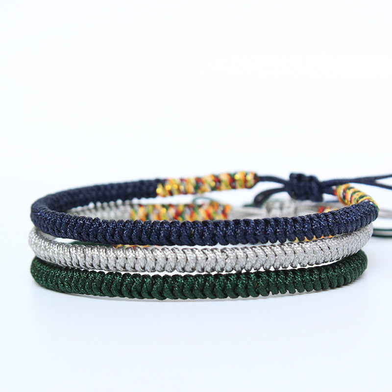 Handmade Tibetan Blessed Knots for "Wealth & Health"