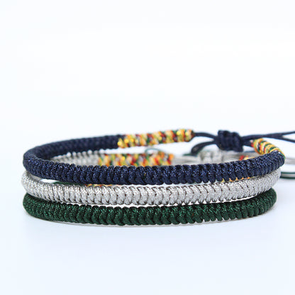 Handmade Tibetan Blessed Knots for "Wealth & Health"