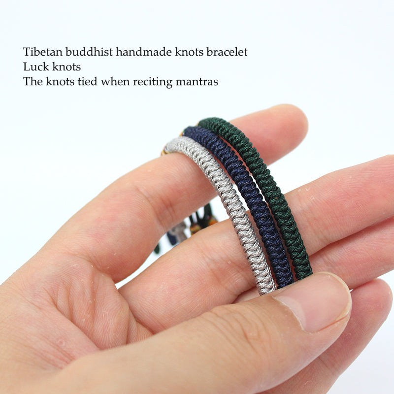 Handmade Tibetan Blessed Knots for "Wealth & Health"