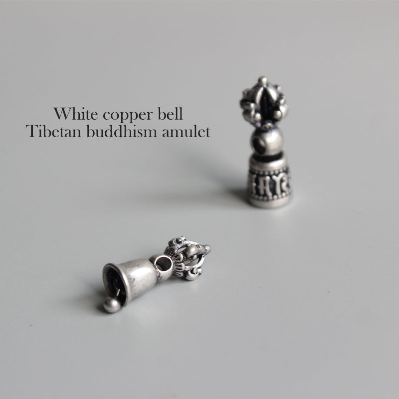 Vajra Bell Pendant (White Copper)