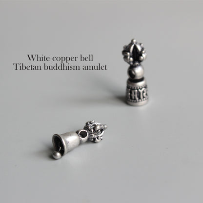 Vajra Bell Pendant (White Copper)