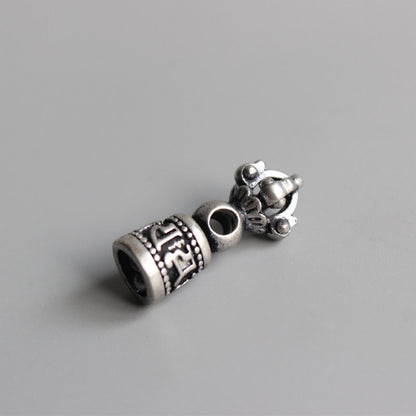 Vajra Bell Pendant (White Copper)