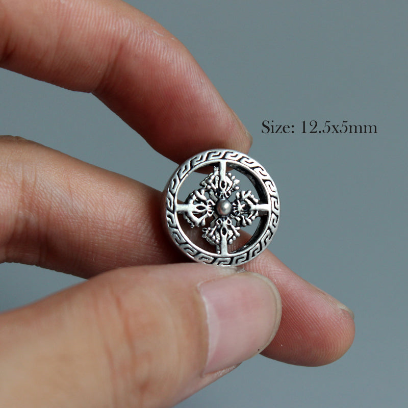 Lucky Totem Amulet Pendant (White Copper)