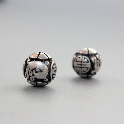 Engraved Lucky Pendant (White Copper)