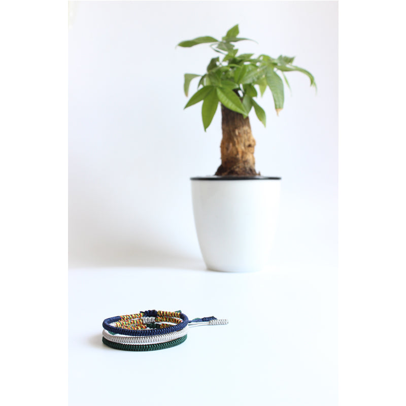 Handmade Tibetan Blessed Knots for "Wealth & Health"