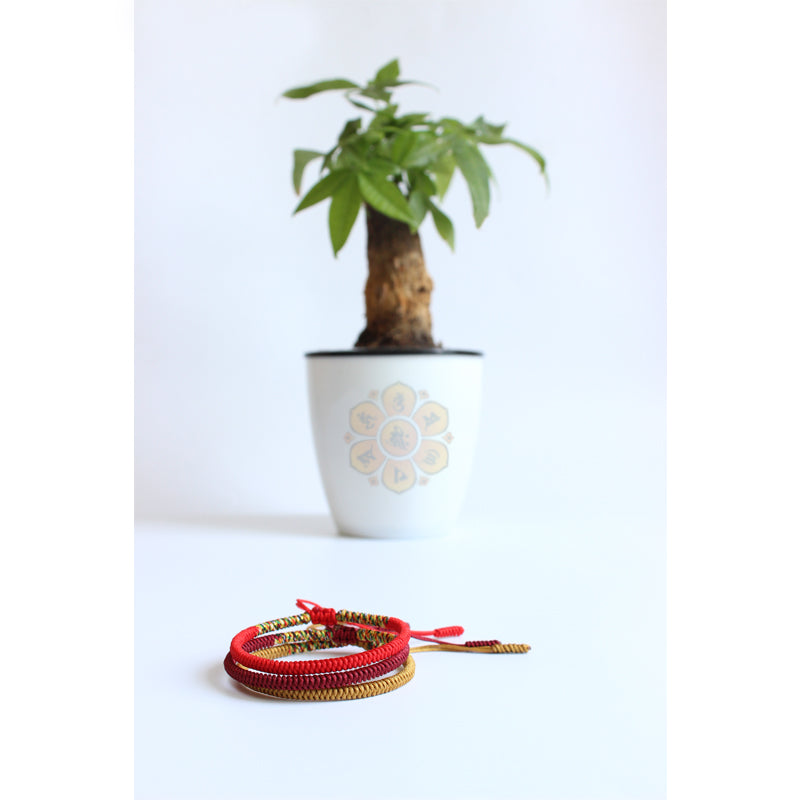 Handmade Tibetan Blessed Knots for "Balance & Stability"