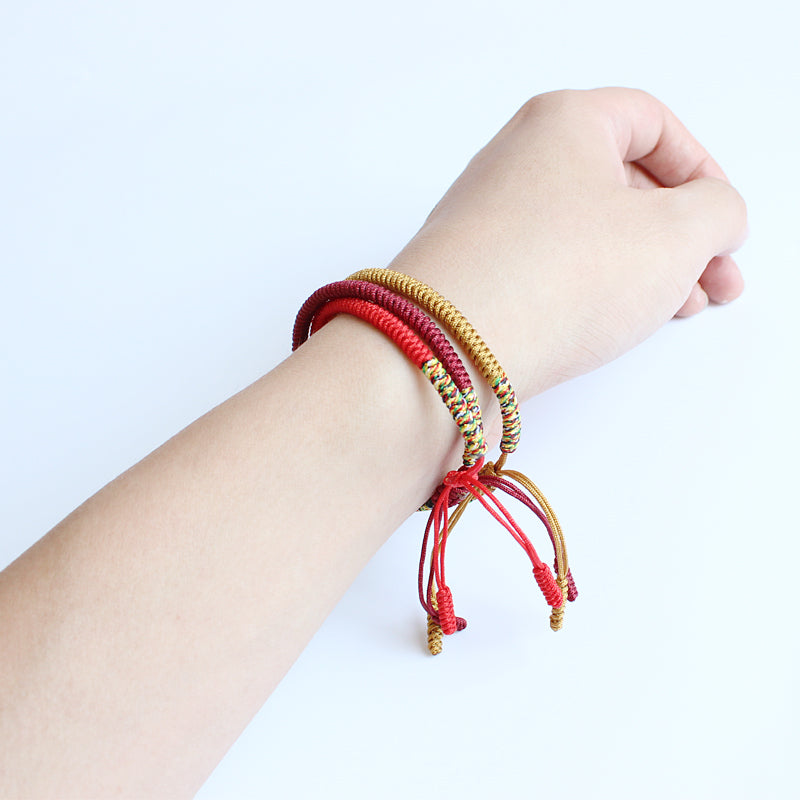 Handmade Tibetan Blessed Knots for "Balance & Stability"