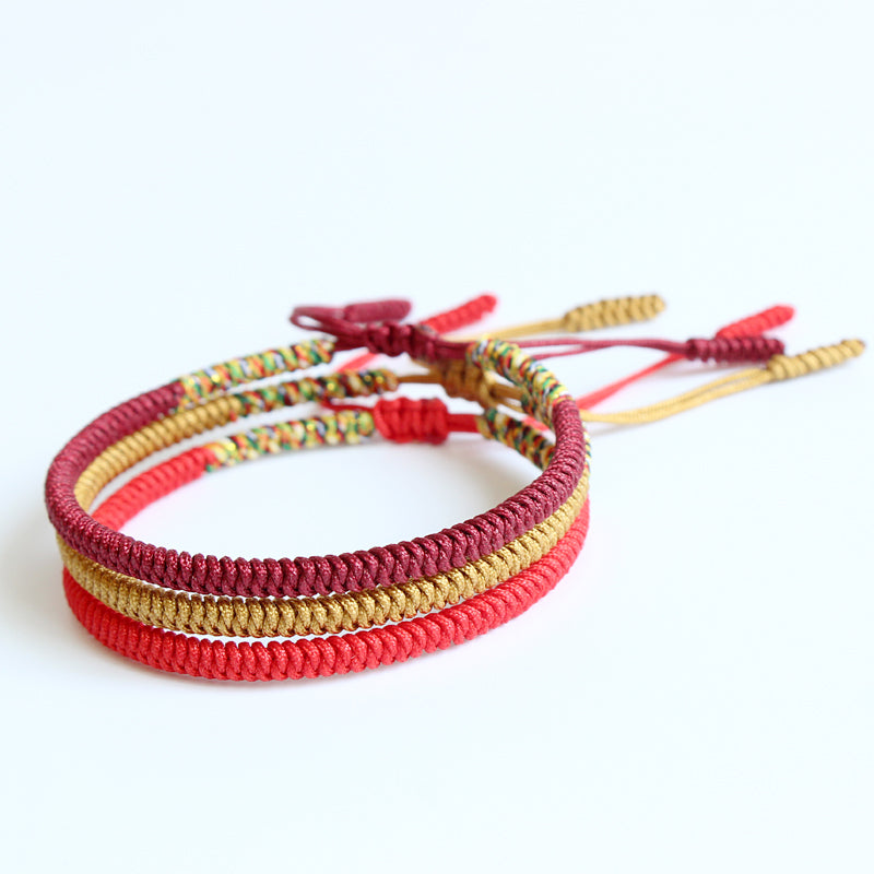 Handmade Tibetan Blessed Knots for "Balance & Stability"