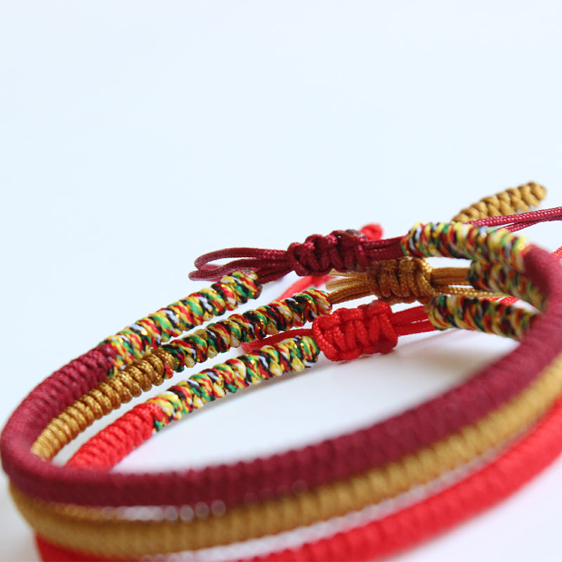 Handmade Tibetan Blessed Knots for "Balance & Stability"