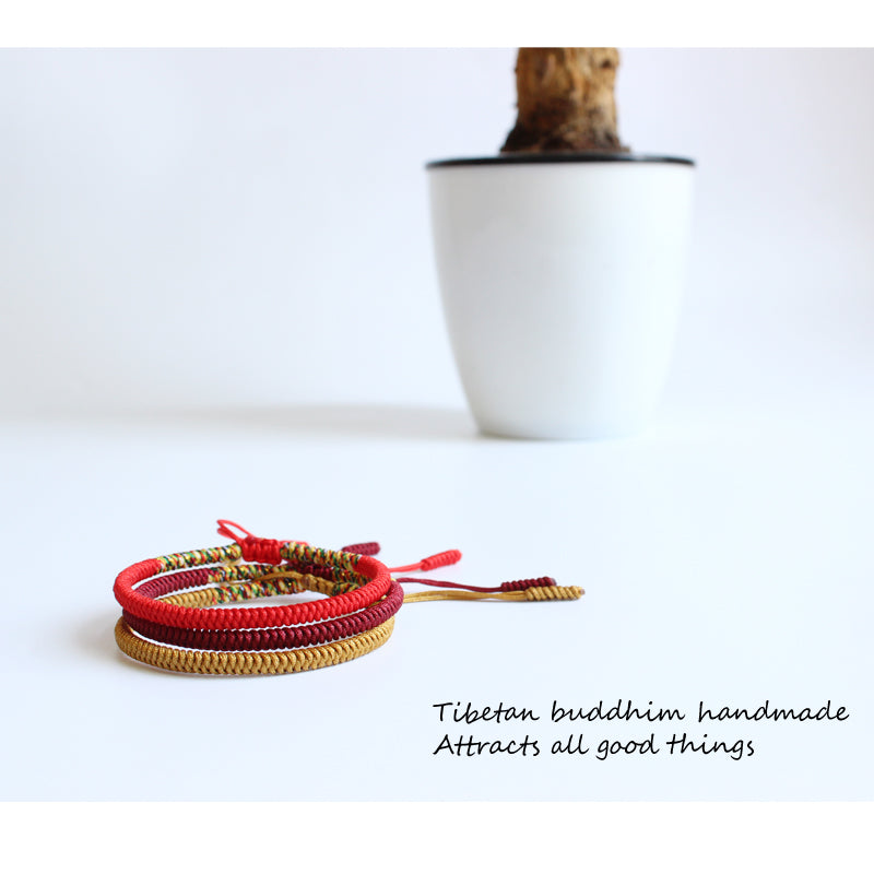 Handmade Tibetan Blessed Knots for "Balance & Stability"