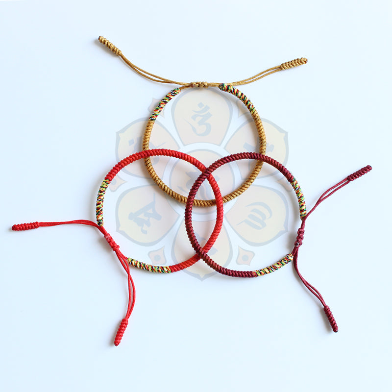 Handmade Tibetan Blessed Knots for "Balance & Stability"
