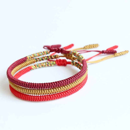 Handmade Tibetan Blessed Knots for "Balance & Stability"