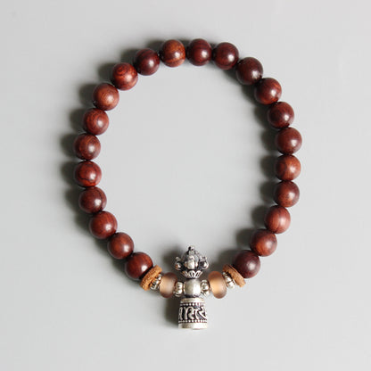 Buddhist Handcrafted Nature Sandalwood Bracelet for "Honesty"
