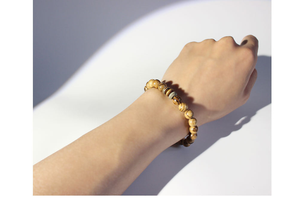 Buddhist Handcrafted Nature Sandalwood Mala Bracelet