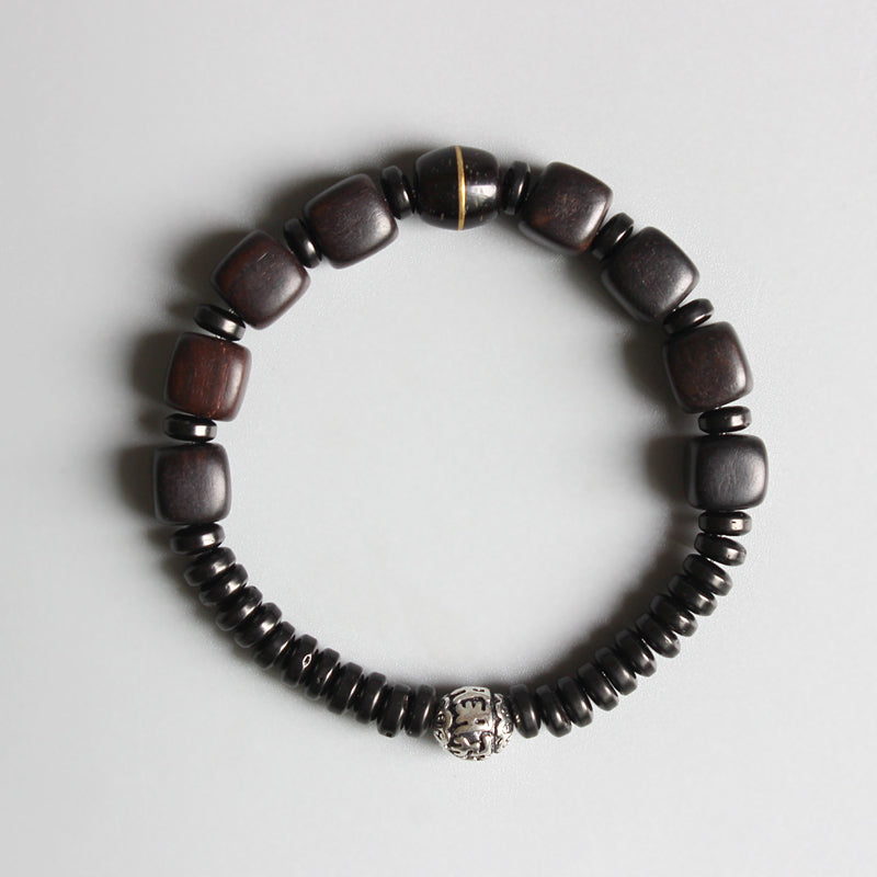Buddhist Handcrafted Nature Sandalwood Bracelet for "Compassion & Kindness"