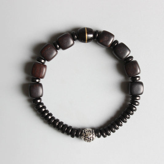 Buddhist Handcrafted Nature Sandalwood Bracelet for "Compassion & Kindness"