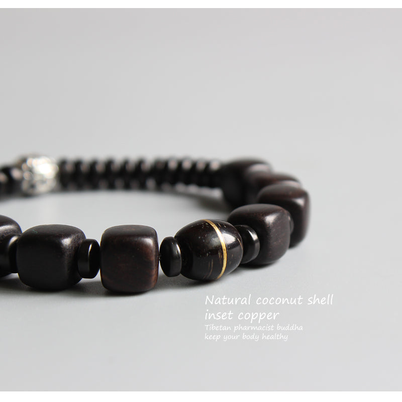 Buddhist Handcrafted Nature Sandalwood Bracelet for "Compassion & Kindness"