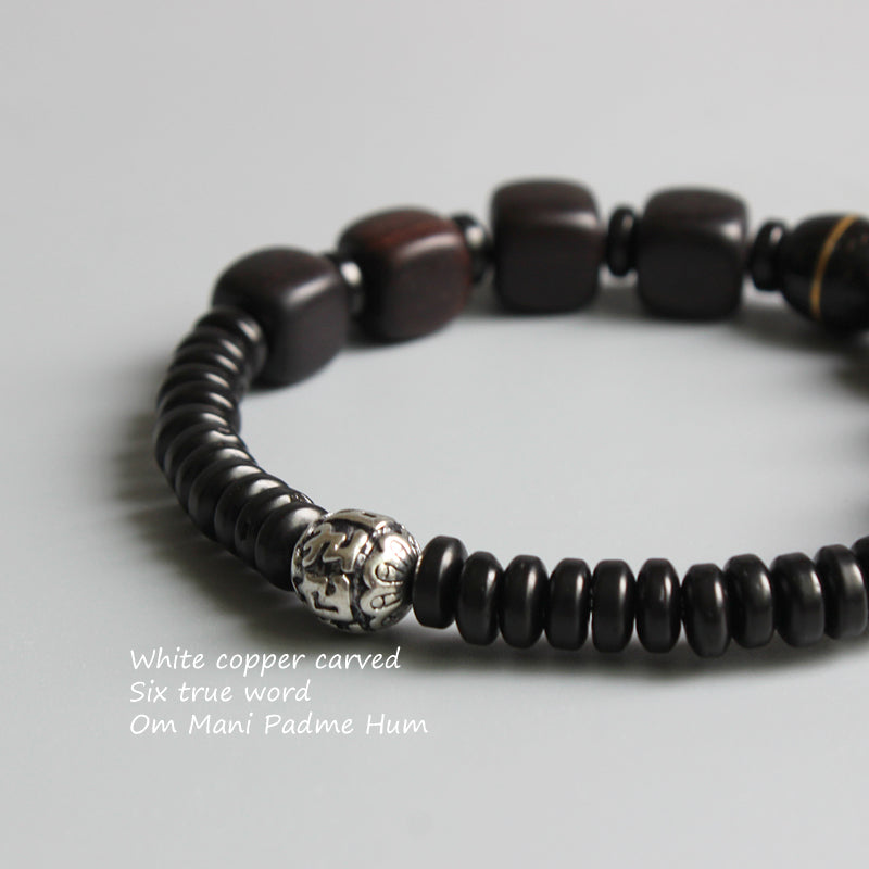 Buddhist Handcrafted Nature Sandalwood Bracelet for "Compassion & Kindness"