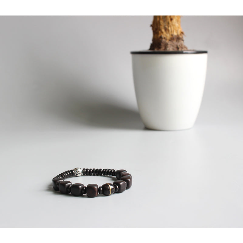 Buddhist Handcrafted Nature Sandalwood Bracelet for "Compassion & Kindness"