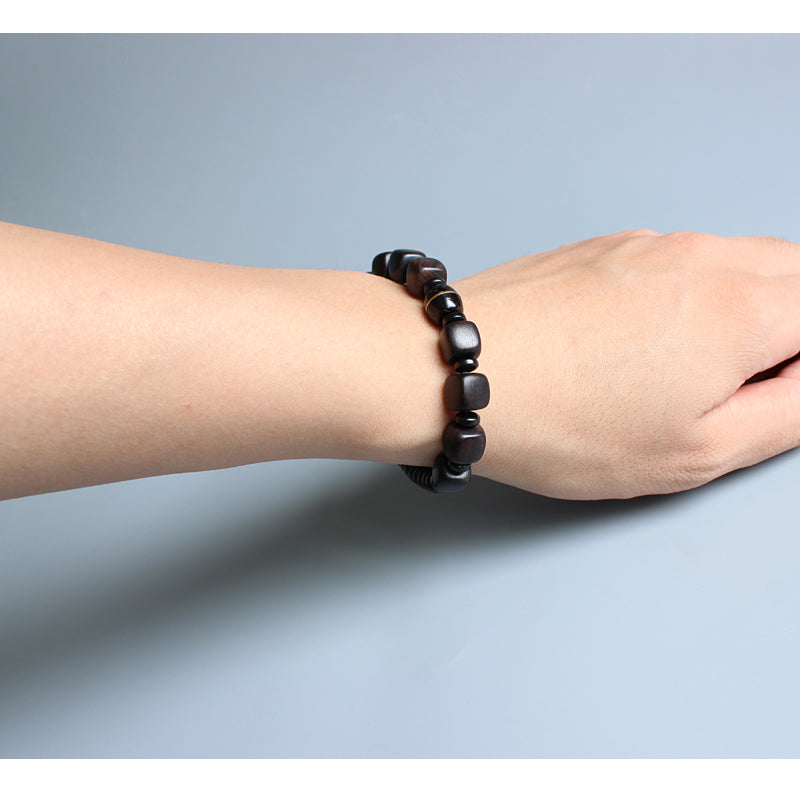 Buddhist Handcrafted Nature Sandalwood Bracelet for "Compassion & Kindness"