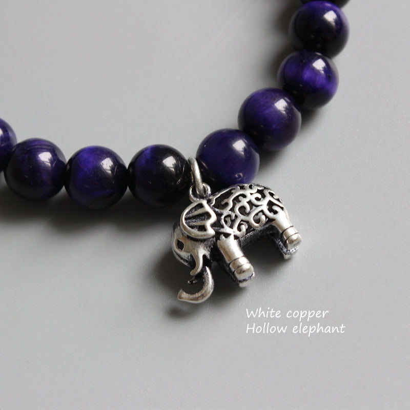Health Charm (Violet Gemstone and Pure Quartz)