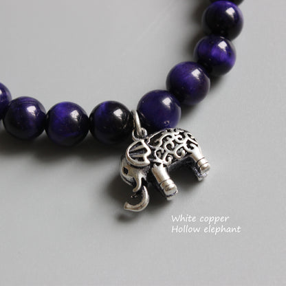 Health Charm (Violet Gemstone and Pure Quartz)