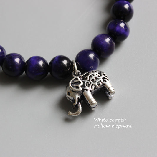 Health Charm (Violet Gemstone and Pure Quartz)