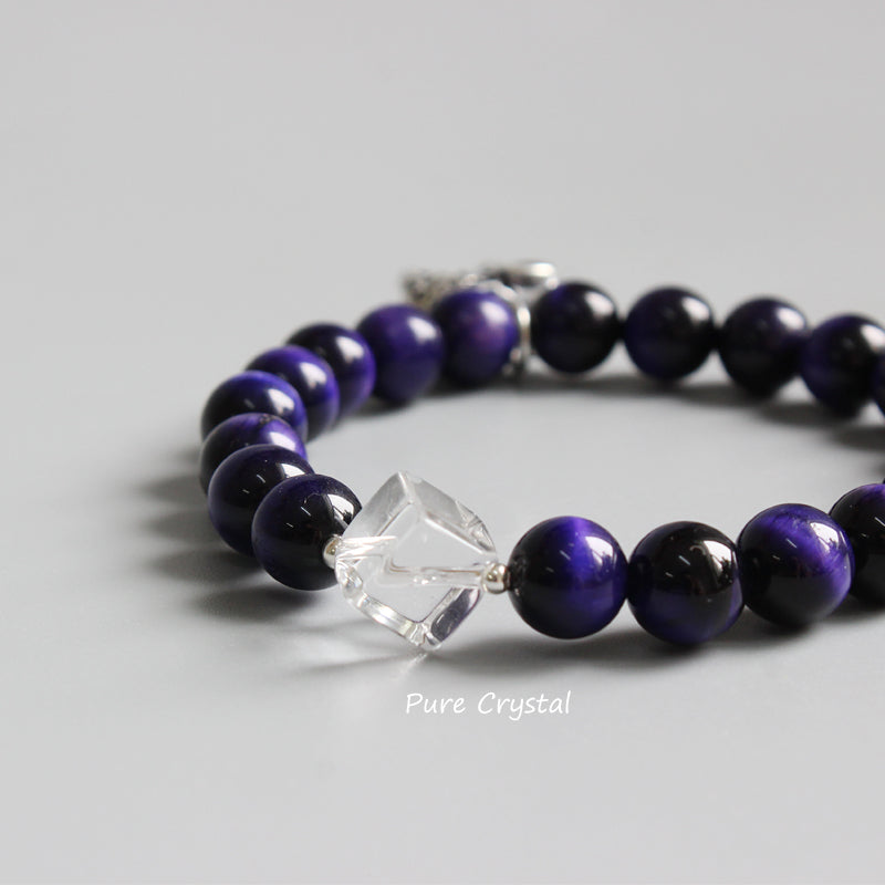 Health Charm (Violet Gemstone and Pure Quartz)