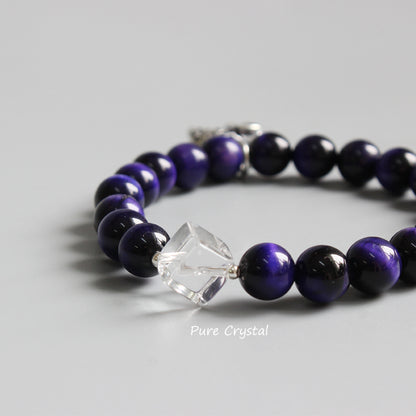 Health Charm (Violet Gemstone and Pure Quartz)
