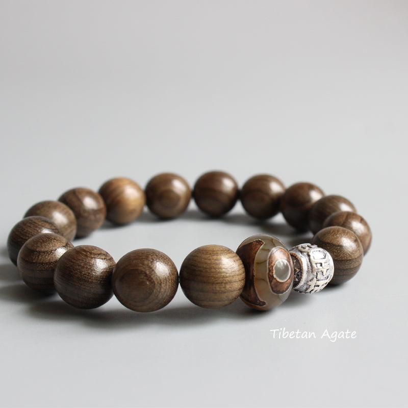 Buddhist Handcrafted Nature Sandalwood Bracelet for "Spirit of Adventure"