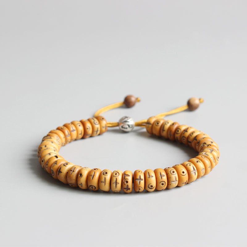 Fulfillment Bracelet (Tibetan Yak Bone Beads)