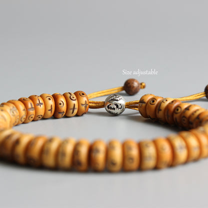 Fulfillment Bracelet (Tibetan Yak Bone Beads)
