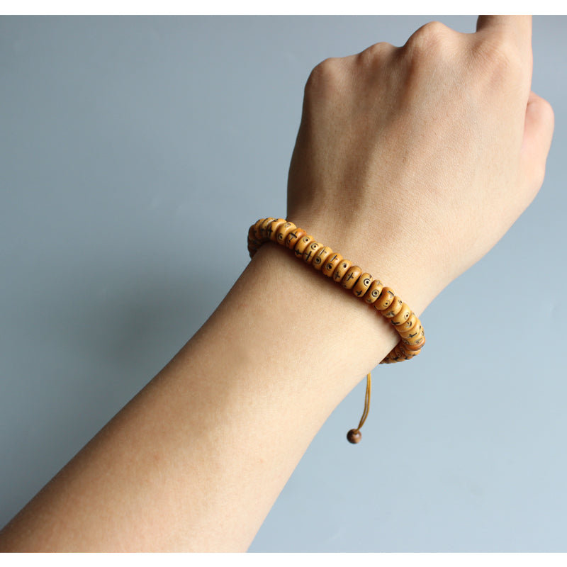 Fulfillment Bracelet (Tibetan Yak Bone Beads)