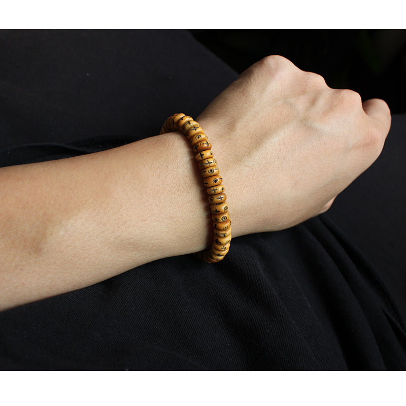 Fulfillment Bracelet (Tibetan Yak Bone Beads)