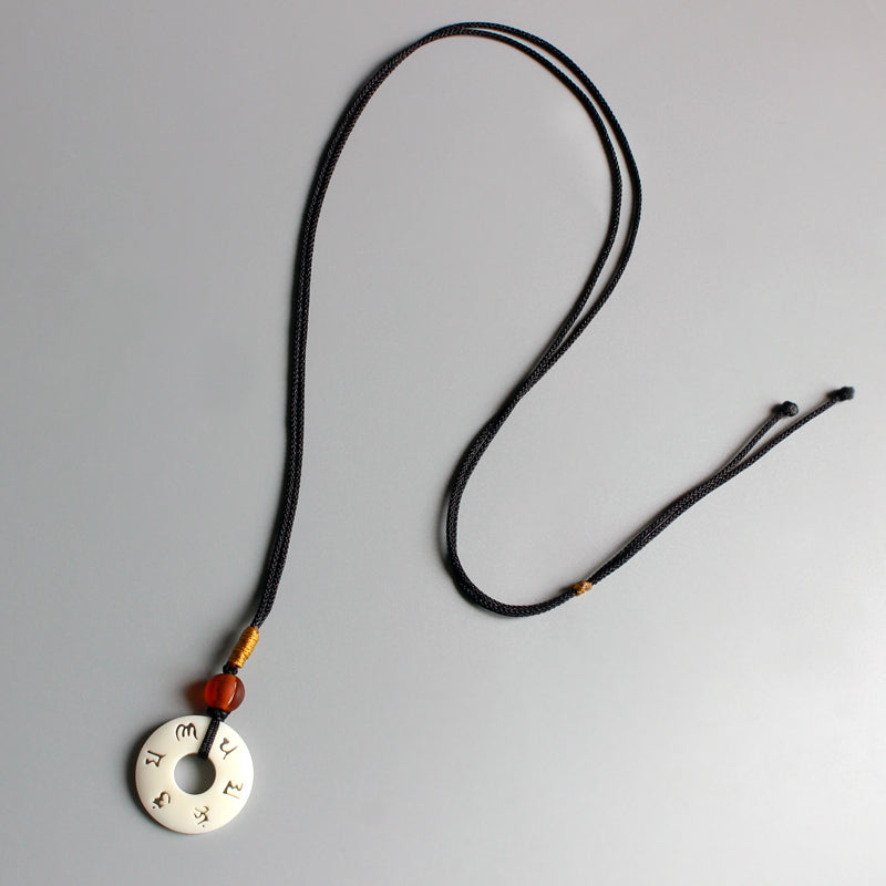 Strength and Transformation Necklace (Tagua Nut)