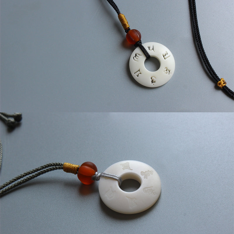 Strength and Transformation Necklace (Tagua Nut)