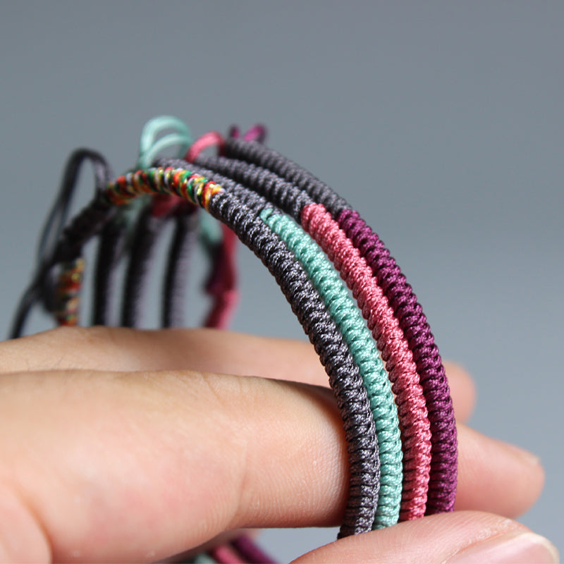 Handmade Tibetan Blessed Knots for "Happiness"