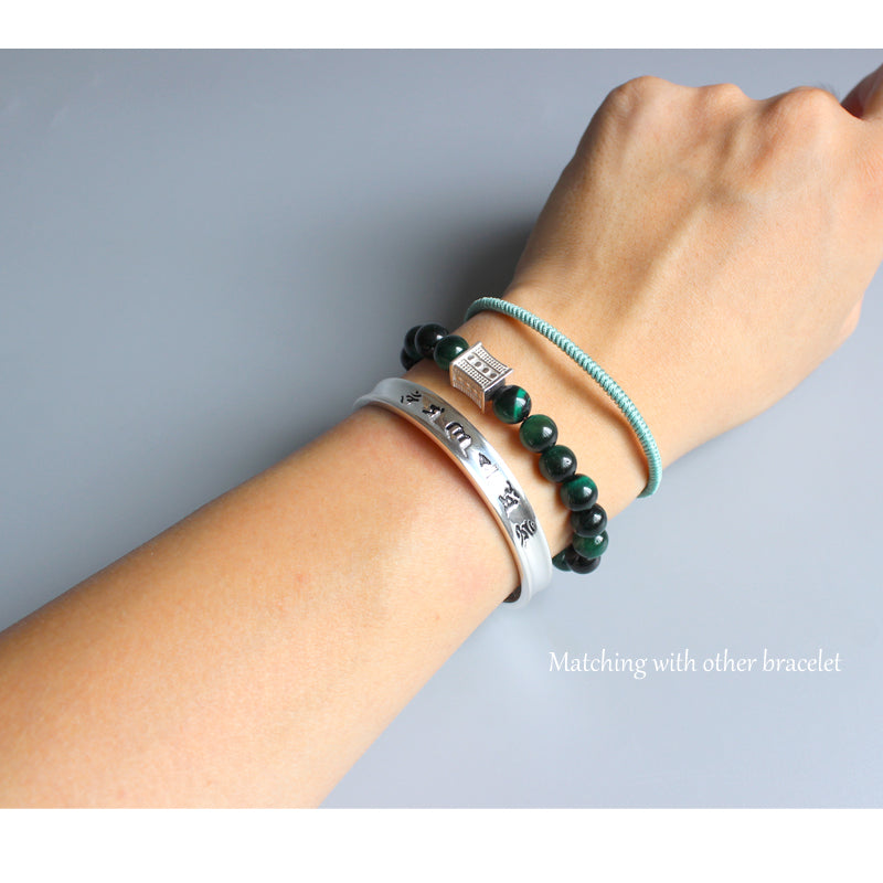 Handmade Tibetan Blessed Knots for "Happiness"