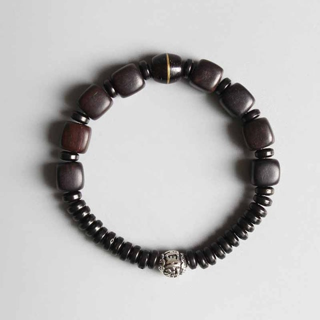 Buddhist Handcrafted Nature Sandalwood Bracelet for "Compassion & Kindness"