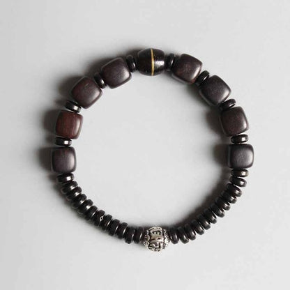 Buddhist Handcrafted Nature Sandalwood Bracelet for "Compassion & Kindness"