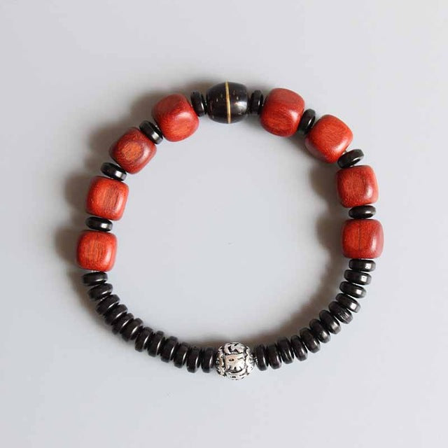 Buddhist Handcrafted Nature Sandalwood Bracelet for "Compassion & Kindness"