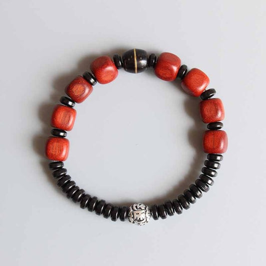 Buddhist Handcrafted Nature Sandalwood Bracelet for "Compassion & Kindness"