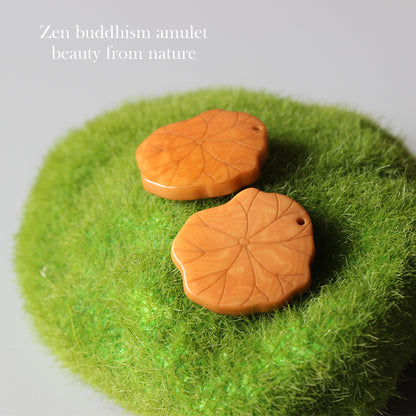 Lotus Leaf Fortune Pendant