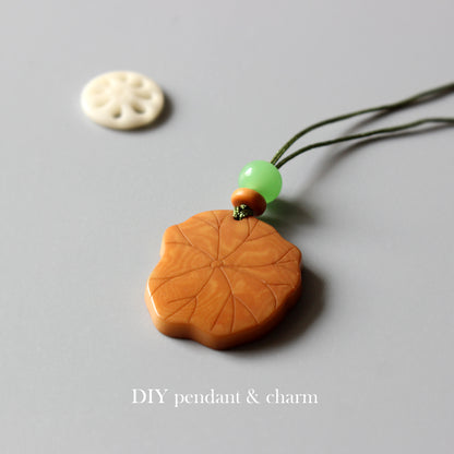 Lotus Leaf Fortune Pendant