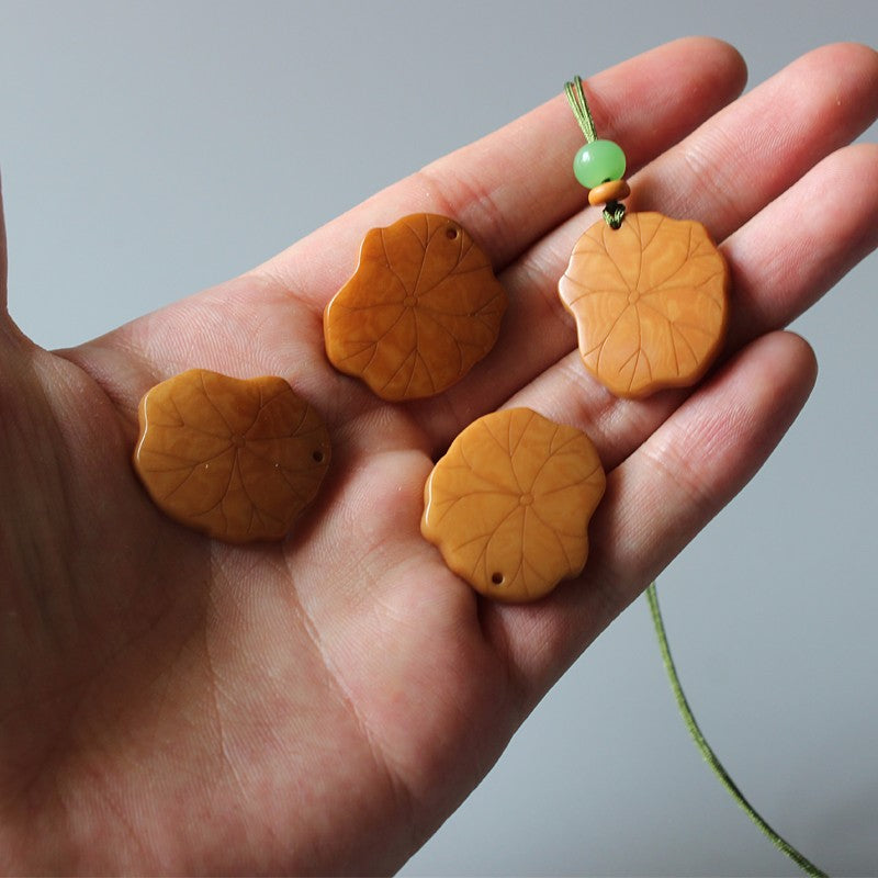 Lotus Leaf Fortune Pendant