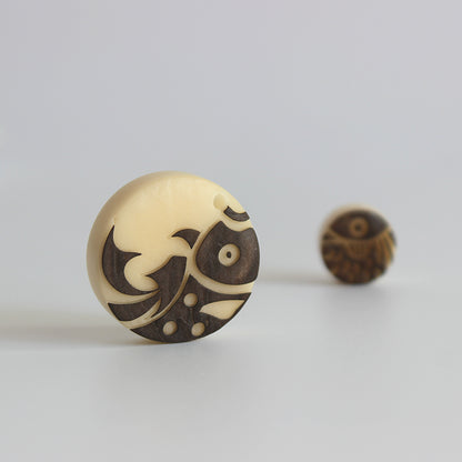 Lucky Fish Pendant (Tagua Nut)